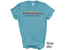 Load image into Gallery viewer, Venezuela tshirt, Camiseta de Venesuela, Mi patria, Mi orgullo, Mi tierra shirt,