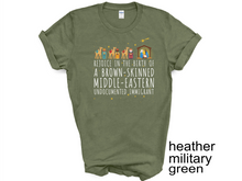 Load image into Gallery viewer, Rejoice In The Birth Of A Brown Skinned Middle Eastern T-Shirt, Christmas t-shirts,