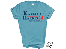 Load image into Gallery viewer, Kamala Harris' 24 T-shirt, Let's Finish the Job 2024, Vote Democrat, 2024 Election, Vote Harris, Kamala, Harris g, Political, Vote 2024