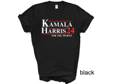 Load image into Gallery viewer, Kamala Harris' 24 T-shirt, Let's Finish the Job 2024, Vote Democrat, 2024 Election, Vote Harris, Kamala, Harris g, Political, Vote 2024