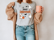 Load image into Gallery viewer, Happy Halloween Shirts, Halloween Shirts, Hocus Pocus Shirts, Sanderson Sisters Shirts, Fall Shirts, Halloween Outfits,Halloween Funny Shirt