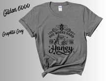 Load image into Gallery viewer, Idgie's Wild Honey Co. T-Shirt | Vintage Southern Honey Tee | Cottagecore Graphic Shirt | Nature Lover Gift | Unisex Tee