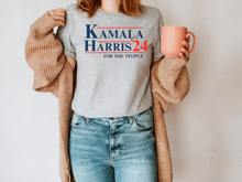 Load image into Gallery viewer, Kamala Harris' 24 T-shirt, Let's Finish the Job 2024, Vote Democrat, 2024 Election, Vote Harris, Kamala, Harris g, Political, Vote 2024