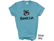 Load image into Gallery viewer, Boricua t-shirt, Camiseta de Puerto Rico, Mi patria, Mi orgullo, Mi tierra shirt, La Isla del Encanto tshirt, Boricua tshirt