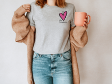 Load image into Gallery viewer, Dear Student Behind Me "t-shirt Front & back print", Teacher Motivational Gift, Mental Health Shirt for Teacher, Back to School Shir,