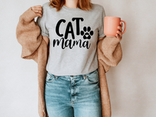 Load image into Gallery viewer, Cat Mama Shirt, Mothers Day Shirt, Cat Mom Shirt, Cat Lover Gift, Mother's Day Gift For Mom, Cat Shirt,Gift