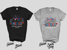 Load image into Gallery viewer, USA 250th Anniversary T-Shirt | America 1776–2026 Patriotic Tee | Fourth of July Shirt | USA Semiquincentennial Celebration Shirt | Independence Day Gift