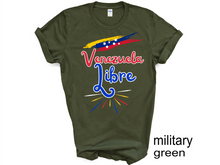 Load image into Gallery viewer, Venezuela Libre Shirt, Venezuela Shirt, Gift for Venezuelan Venezuela Flag Shirt Immigrant Pride 2024 Election Bandera Venezuela Election