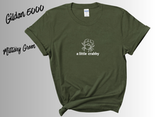 Load image into Gallery viewer, A Little Crabby Shirt | Funny Crab Tee | Cute Beach Graphic Shirt | Coastal Summer T-Shirt | Funny Ocean Lover Tee | Seafood Pun Shirt Gift