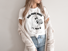 Load image into Gallery viewer, Halloween, Ghost Read more books Tshirt