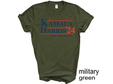 Load image into Gallery viewer, Kamala Harris' 24 T-shirt, Let's Finish the Job 2024, Vote Democrat, 2024 Election, Vote Harris, Kamala, Harris g, Political, Vote 2024