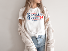 Load image into Gallery viewer, Kamala Harris' 24 T-shirt, Let's Finish the Job 2024, Vote Democrat, 2024 Election, Vote Harris, Kamala, Harris g, Political, Vote 2024