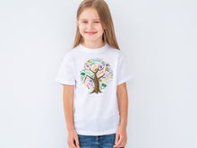 Load image into Gallery viewer, Education tree T-shirt. Teachers appreciation gifts. Teaching.