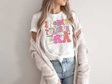 Load image into Gallery viewer, In My Teacher Era Shirt, Retro Teacher Era T-Shirt, Back To School, Floral Cute Groovy New Teacher Gift, Teacher Appreciation, Teacher Tee