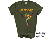 Load image into Gallery viewer, Jazz Shirt, Jazz Gift, Jazz T-shirt, Jazz Fest Shirt, Jazz Music, Jazz Musician, Jazz Player Gift, Saxophone Gift, Saxophone Shirt