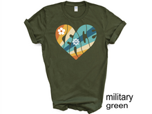 Load image into Gallery viewer, Peace t-shirt, Peace on Earth, Earth Day t-shirt, Nature Lover's t-shirt, Love Life,