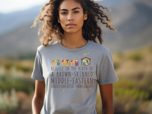 Load image into Gallery viewer, Rejoice In The Birth Of A Brown Skinned Middle Eastern T-Shirt, Christmas t-shirts,