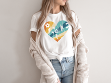 Load image into Gallery viewer, Peace t-shirt, Peace on Earth, Earth Day t-shirt, Nature Lover's t-shirt, Love Life,