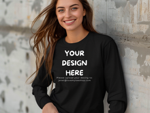 Load image into Gallery viewer, Launch Your Long-Sleeve T-Shirt Business in 2025! Be your own boss and start selling online — it’s simple and profitable. See our description for more information. Long Sleeve Shirt samples available