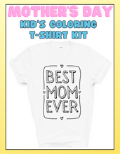 Load image into Gallery viewer, Mother’s Day Kids coloring shirt, Mother’s Day Gift