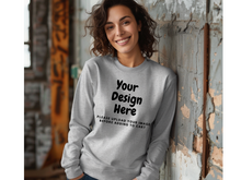 Load image into Gallery viewer, Custom Long-Sleeve T-Shirt, Family trip, Business. Just upload your image.