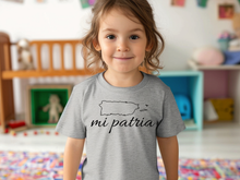 Load image into Gallery viewer, Puerto Rico Mi Patia T-shirt, Camiseta de Puerto Rico, Mi patria, Mi orgullo, Mi tierra shirt, La Isla del Encanto tshirt, Boricua tshirt