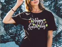 Load image into Gallery viewer, Happy Earth Day t-shirt, Earth Day tshirt, Nature Lover's tshirt, Hiking, Love Life, Recycle, Less Plastic