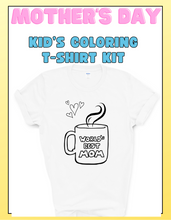 Load image into Gallery viewer, Mother’s Day Kids coloring shirt, Mother’s Day Gift