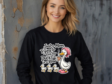 Load image into Gallery viewer, Just A Mom Trying To Keep Her Ducks In A Row Shirt, Funny Mom Shirt, Mom Life Tee, Cute Mom Graphic Tee, Motherhood Shirt, Gift for Mom, Mom Humor Shirt