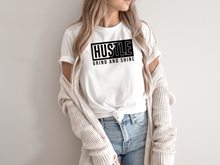Load image into Gallery viewer, Hustle Grind and Shine T-shirt, Motivational
