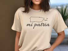 Load image into Gallery viewer, Puerto Rico Mi Patia T-shirt, Camiseta de Puerto Rico, Mi patria, Mi orgullo, Mi tierra shirt, La Isla del Encanto tshirt, Boricua tshirt