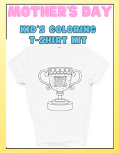 Load image into Gallery viewer, Mother’s Day Kids coloring shirt, Mother’s Day Gift