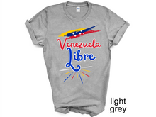 Load image into Gallery viewer, Venezuela Libre Shirt, Venezuela Shirt, Gift for Venezuelan Venezuela Flag Shirt Immigrant Pride 2024 Election Bandera Venezuela Election