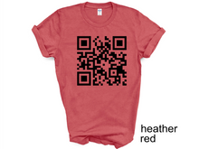 Load image into Gallery viewer, It’s Ok To Say Gay T-shirt QR Code