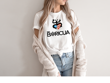 Load image into Gallery viewer, Boricua t-shirt, Camiseta de Puerto Rico, Mi patria, Mi orgullo, Mi tierra shirt, La Isla del Encanto tshirt, Boricua tshirt