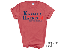Load image into Gallery viewer, Kamala Harris' 24 T-shirt, Let's Finish the Job 2024, Vote Democrat, 2024 Election, Vote Harris, Kamala, Harris g, Political, Vote 2024