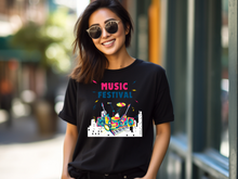 Load image into Gallery viewer, Music Festival T-Shirt, Music Lover Shirt, Musician Shirt, Music Festival Shirt, Concert Shirt, Vintage Band Shirt
