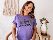 Load image into Gallery viewer, Happy Earth Day t-shirt, Earth Day tshirt, Nature Lover's tshirt, Hiking, Love Life, Recycle, Less Plastic