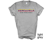 Load image into Gallery viewer, Venezuela tshirt, Camiseta de Venesuela, Mi patria, Mi orgullo, Mi tierra shirt,