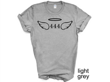 Load image into Gallery viewer, 444 Angel Number Shirt, Spiritual Shirt, Mystical shirt, Manifestation Shirt.