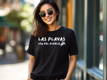 Load image into Gallery viewer, Las Playas Son del Pueblo tshirt, Puerto Rico tshirt, Puerto Rico Protest tshirt, Protect the beach, Save the beach