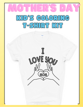 Load image into Gallery viewer, Mother’s Day Kids coloring shirt, Mother’s Day Gift