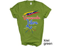Load image into Gallery viewer, Venezuela Libre Shirt, Venezuela Shirt, Gift for Venezuelan Venezuela Flag Shirt Immigrant Pride 2024 Election Bandera Venezuela Election
