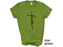 Load image into Gallery viewer, Faith Shirt, Faith Cross Shirt, Christian Gift, Faith Gift, Christian Shirts , Love and Grace Shirt, Faith Cross, Vertical Cross, Jesus
