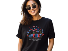 Load image into Gallery viewer, USA 250th Anniversary T-Shirt | America 1776–2026 Patriotic Tee | Fourth of July Shirt | USA Semiquincentennial Celebration Shirt | Independence Day Gift