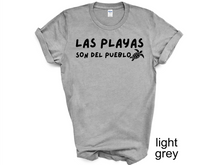 Load image into Gallery viewer, Las Playas Son del Pueblo tshirt, Puerto Rico tshirt, Puerto Rico Protest tshirt, Protect the beach, Save the beach