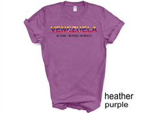 Load image into Gallery viewer, Venezuela tshirt, Camiseta de Venesuela, Mi patria, Mi orgullo, Mi tierra shirt,