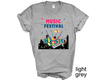 Load image into Gallery viewer, Music Festival T-Shirt, Music Lover Shirt, Musician Shirt, Music Festival Shirt, Concert Shirt, Vintage Band Shirt