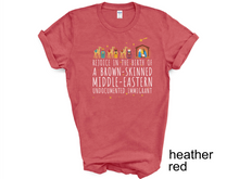 Load image into Gallery viewer, Rejoice In The Birth Of A Brown Skinned Middle Eastern T-Shirt, Christmas t-shirts,