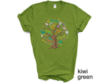 Load image into Gallery viewer, Education tree T-shirt. Teachers appreciation gifts. Teaching.